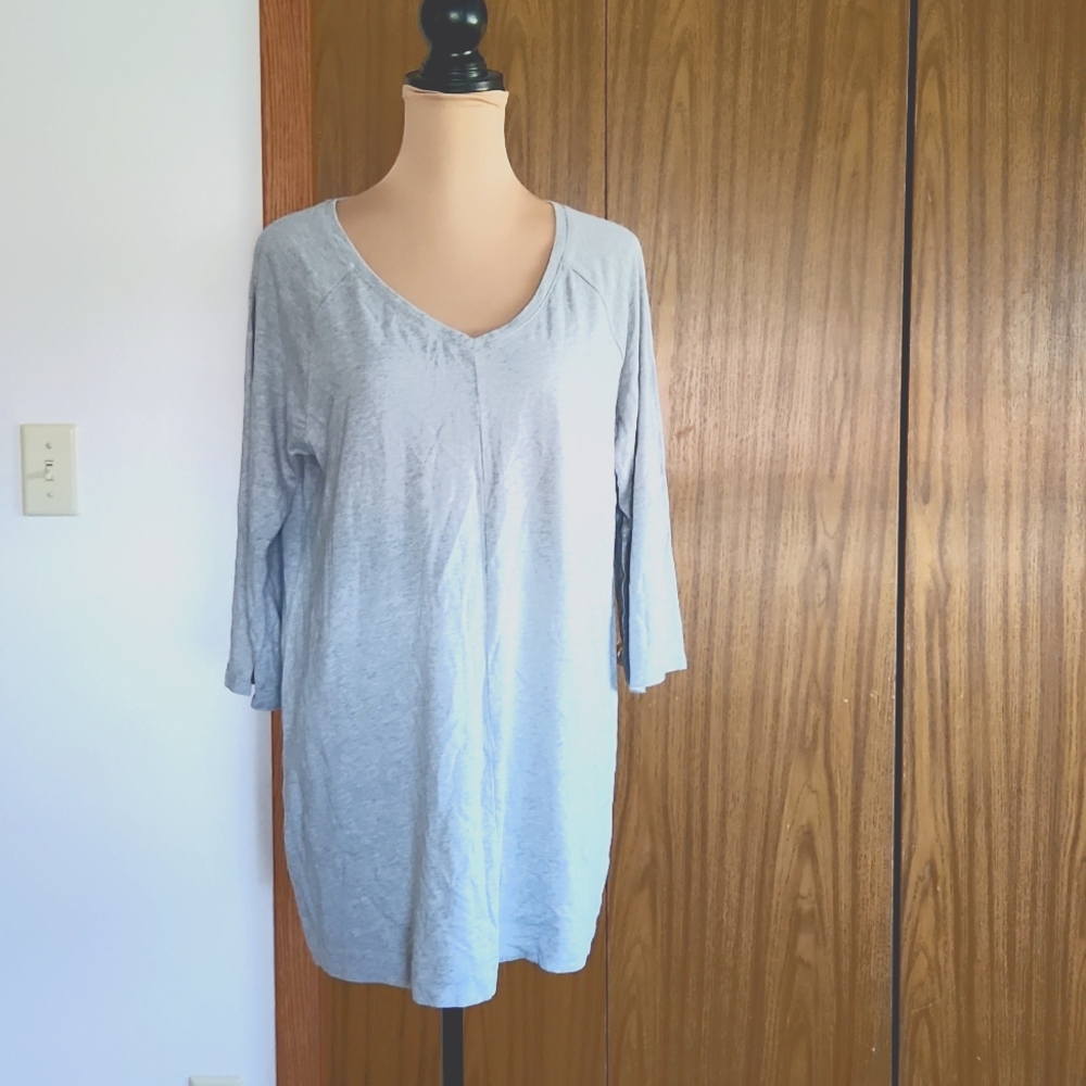 J. Jill grey tunic tee